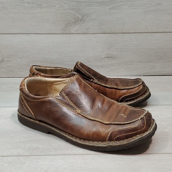 Bed Stu Mens Leather Square Toe Loafer Oxford shoes sz 9